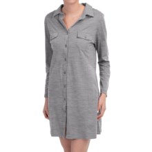 60%OFF 女子Nightshirts KayAnnaジャージーナイトシャツ - ロングスリーブ（女性用） KayAnna Jersey Nightshirt - Long Sleeve (For Women)画像